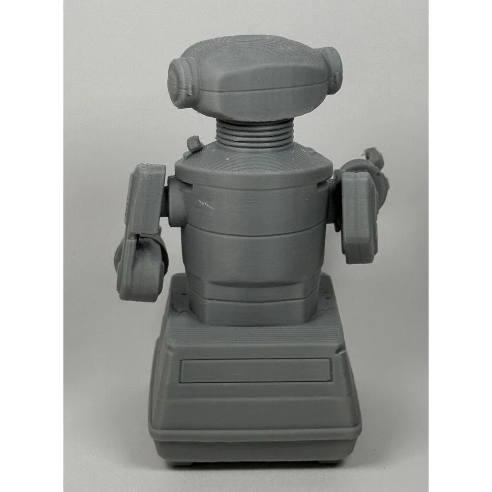 Omnibot 2000 Robot 5” Figure Retro 1980s Toy Drawer Open Variant